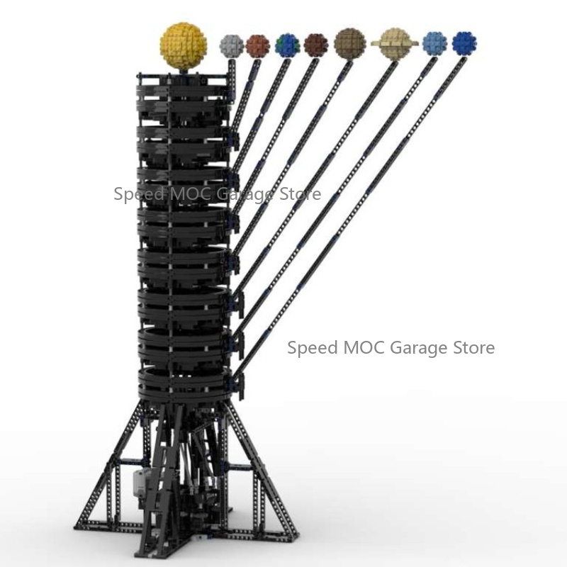 Solar System Orrery - MOC-38774 Sistema Solare Meccanico, Modello con