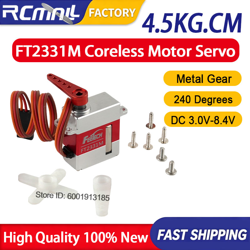 Robot Arm Motor - Micro Servo Digitale FT2331M 4.5KG ad