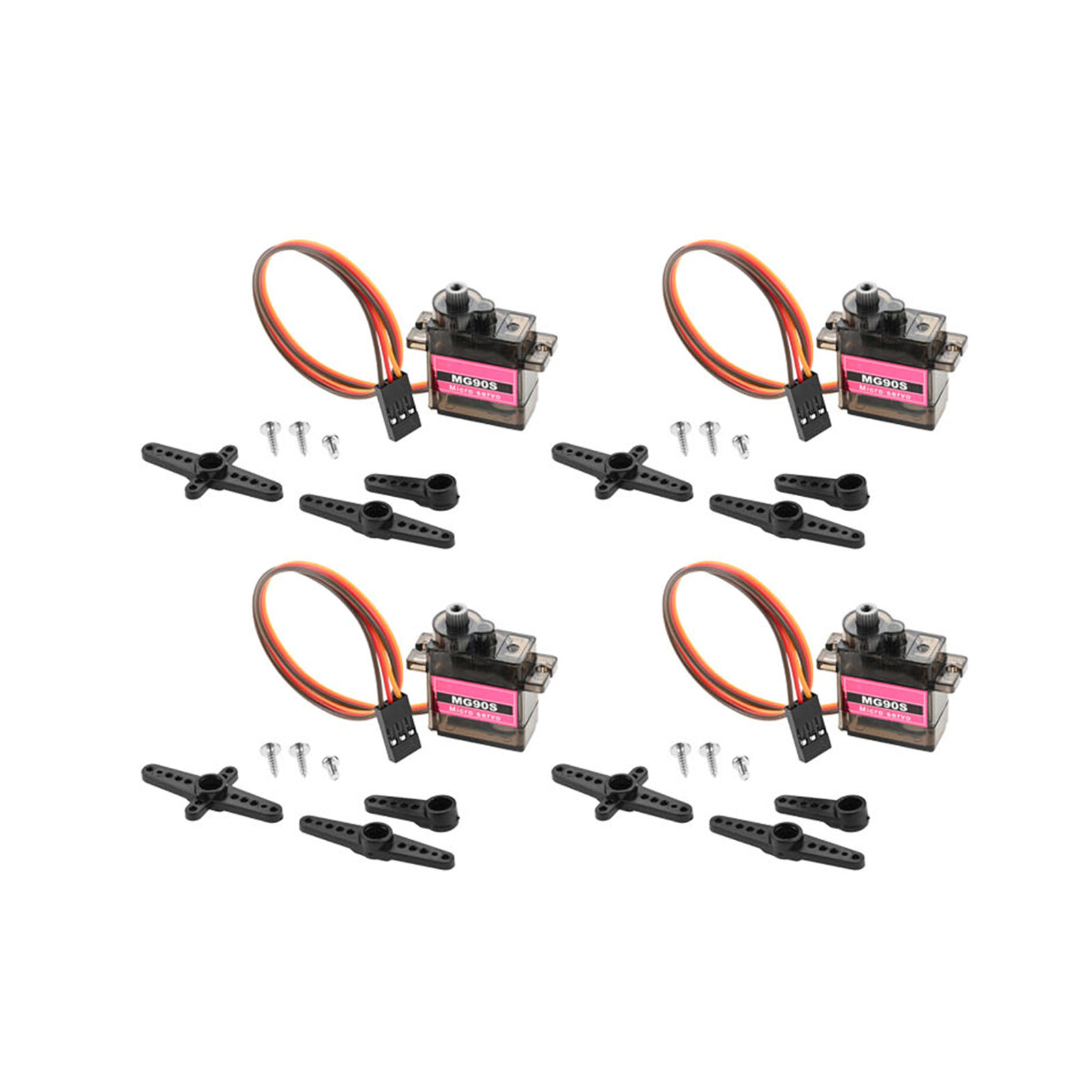 Robot Arm Motor - 4 pz. Micro Servo con Ingranaggi