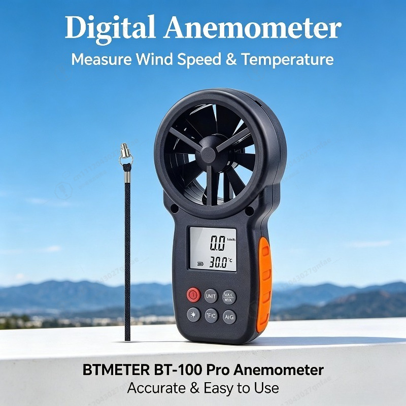 Anemometro Digitale BT-100 Por - Anemometer Wind Speed recensione e prezzo