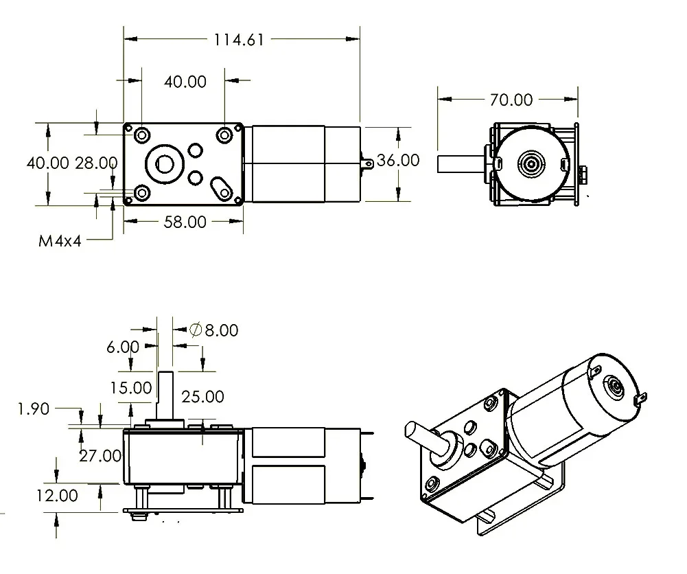 Servomotore con riduttore a vi - Robot Arm Motor recensione e prezzo